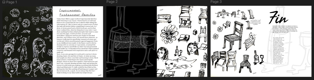 Original Illustrations/ Mag Spread