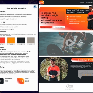 How I design a Website